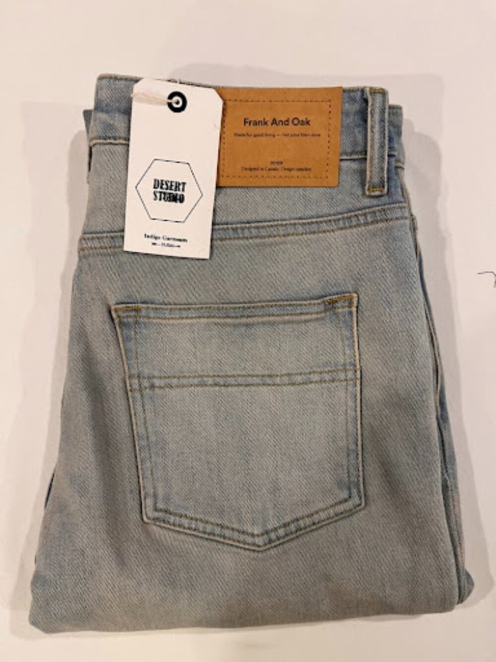 Frank And Oak Light Wash Slim Fit Jeans 32x32 NWT